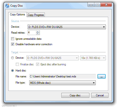 screenshot CDBurningXP