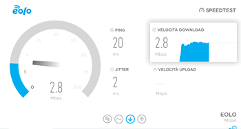 la rilevazione della velocità con il servizio eolo