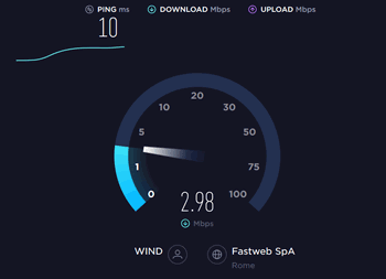 lo speed test di Okla